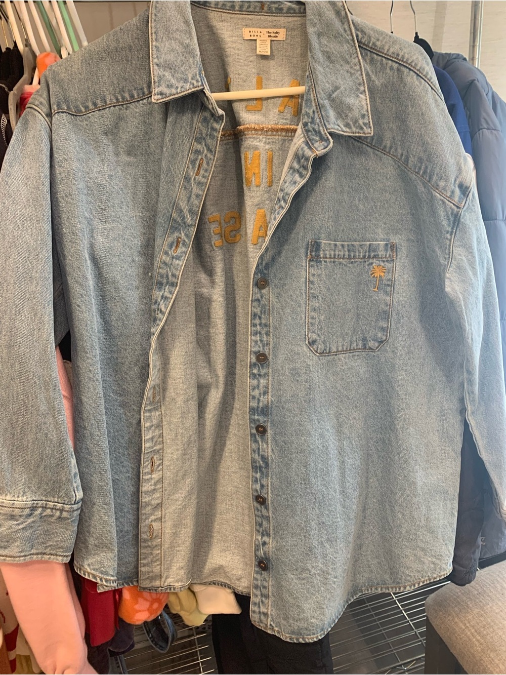 Billabong x The salty blonde denim jacket